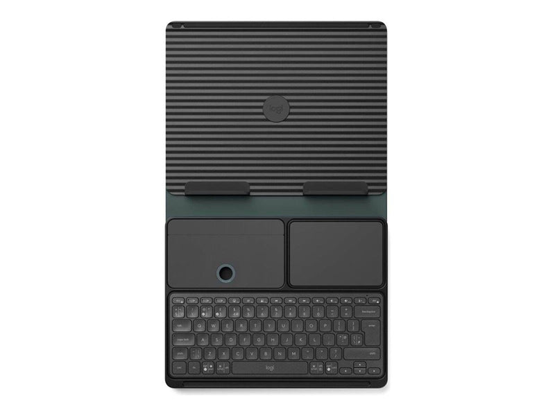 Logitech Casa Pop-Up Desk - Nordic Calm (UK) - Tastatur und Touchpad-Set - Englisch - UK - Grau