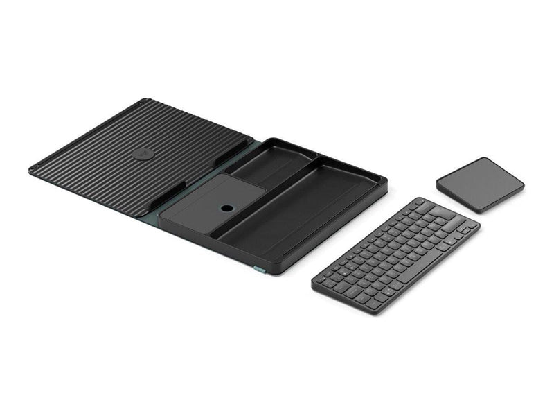 Logitech Casa Pop-Up Desk - Nordic Calm (UK) - Tastatur und Touchpad-Set - Englisch - UK - Grau