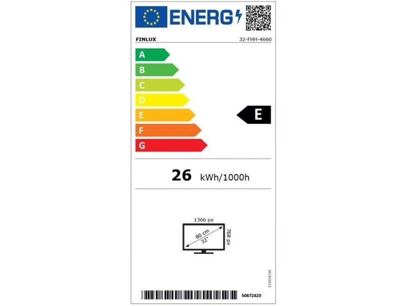 FINLUX 32" Flachbild TV LED 720p 32FHH4660