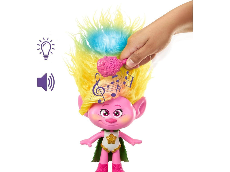Mattel Dreamworks Trolls Band Together Rainbow Hairtunes Viva Doll 30cm