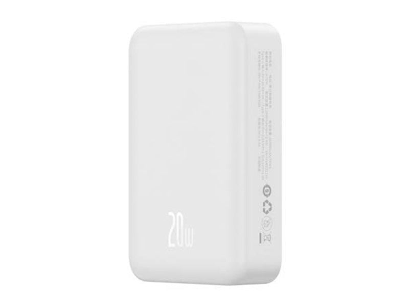 Baseus Powerbank Magnetic Mini 20000mAh 20W MagSafe (white) Powerbank (Akku) - Weiß - 20000 mAh