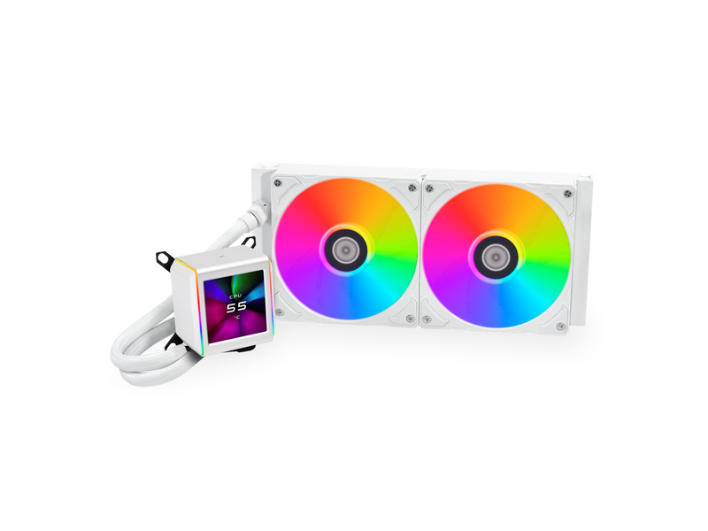 Lian Li Galahad II LCD 280 - White - CPU-Wasserkühlung - Max 27 dBA