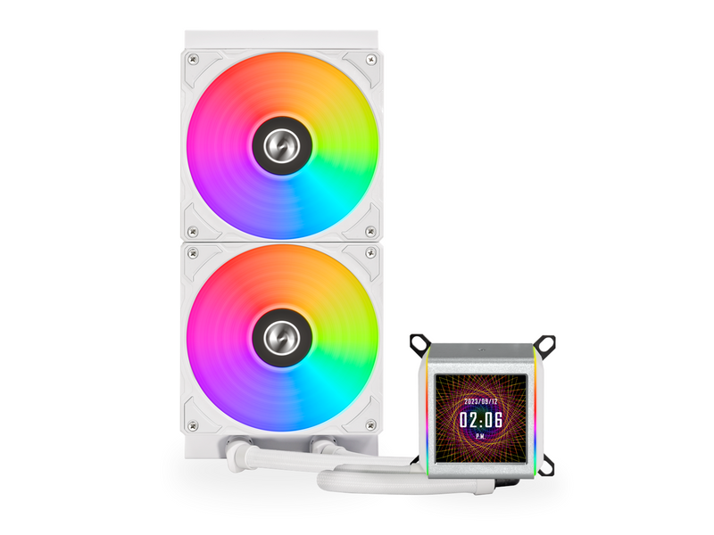 Lian Li Galahad II LCD 280 - White - CPU-Wasserkühlung - Max 27 dBA