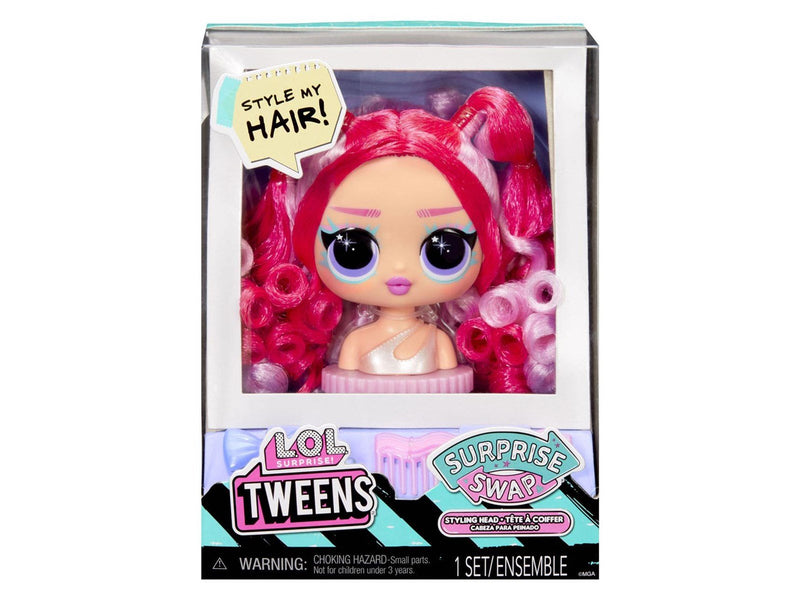 L.O.L. Surprise! Tweens Surprise Swap Styling Hair Head