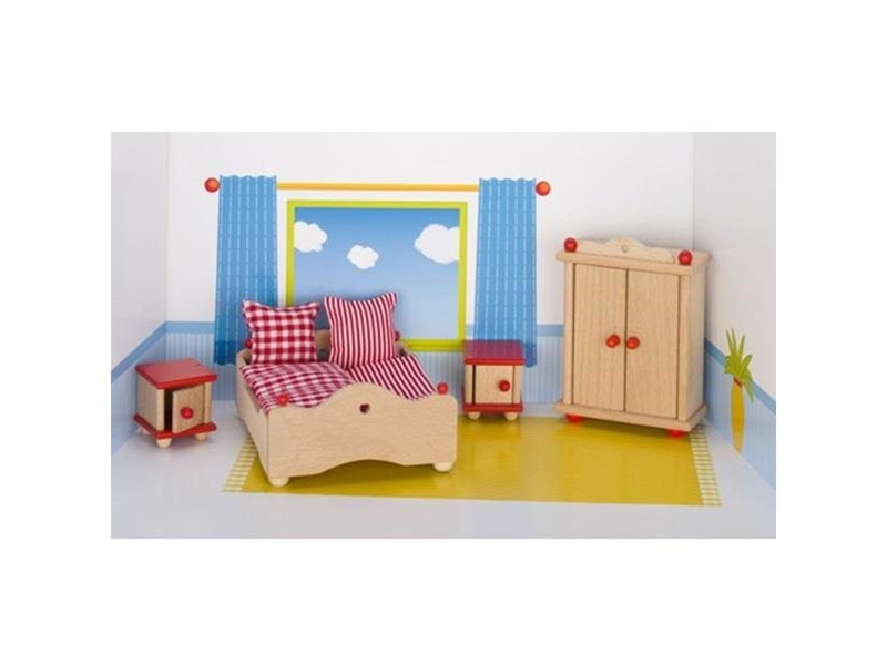 Goki Dollhouse Furniture Bedroom