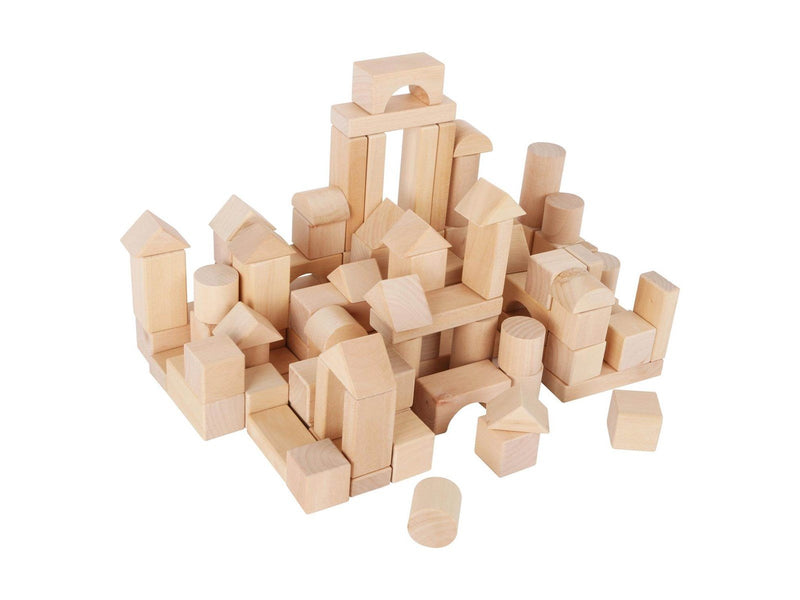 Small Foot - Wooden Building Blocks in Bag 100dlg.