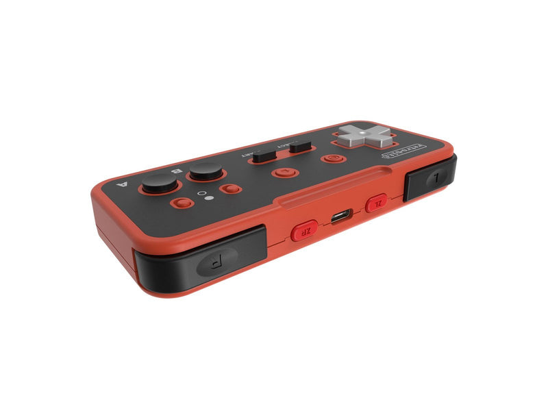 Retro-Bit Origin8 2.4 GHz Wireless - Red & Black - Wireless Controller - Nintendo NES