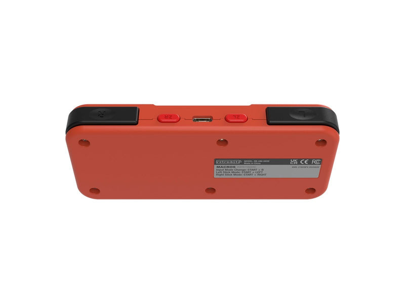 Retro-Bit Origin8 2.4 GHz Wireless - Red & Black - Wireless Controller - Nintendo NES