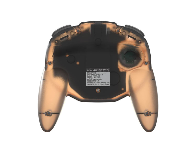 Retro-Bit Tribute 64 Wireless (Orange Hawk) - Wireless Controller - Nintendo 64
