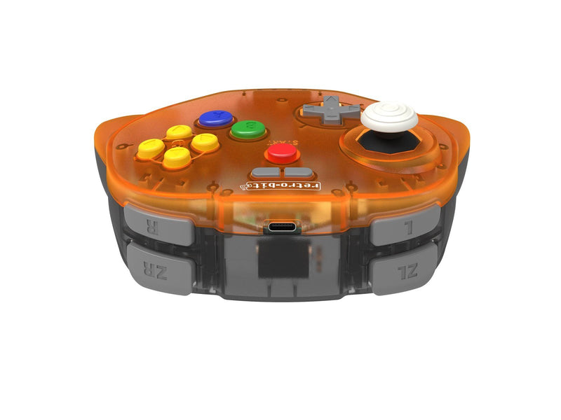 Retro-Bit Tribute 64 Wireless (Orange Hawk) - Wireless Controller - Nintendo 64