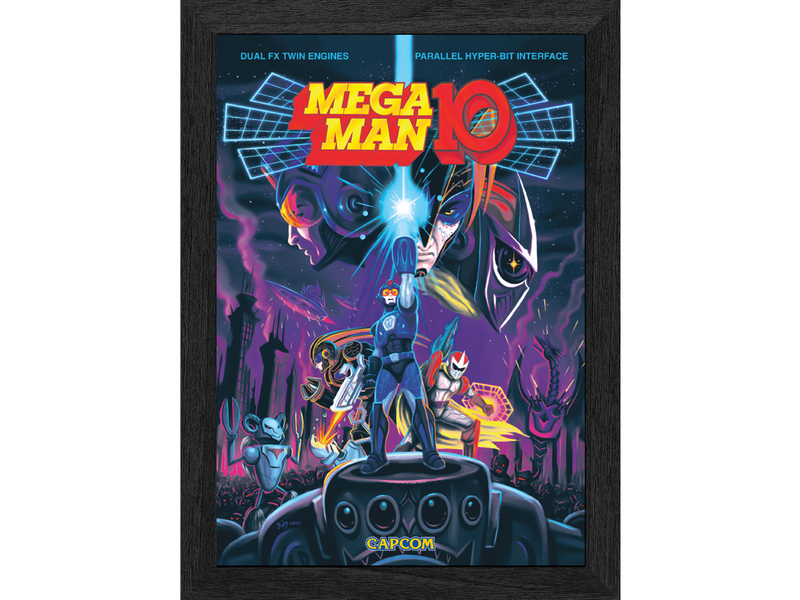 Pixel Frames - Plax Mega Man: Robot Crisis - Bild