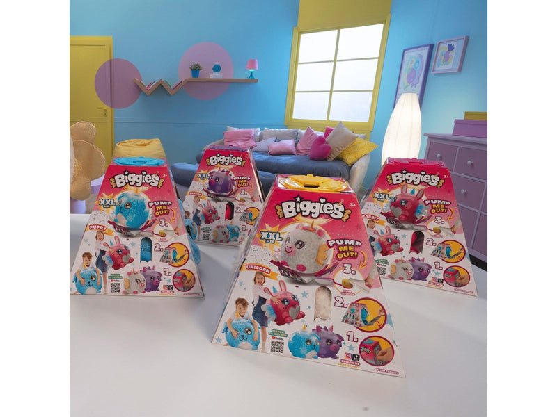Biggies Floffy Inflatable Animal Plushes - assorted