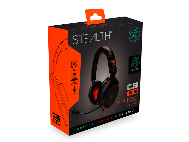 STEALTH C6-100 Gaming Headset (Multi Format) - Orange