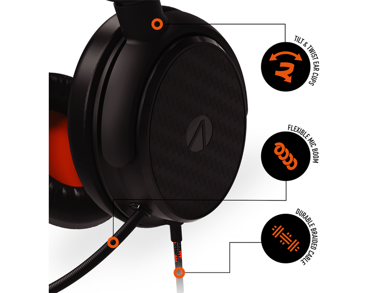 STEALTH C6-100 Gaming Headset (Multi Format) - Orange