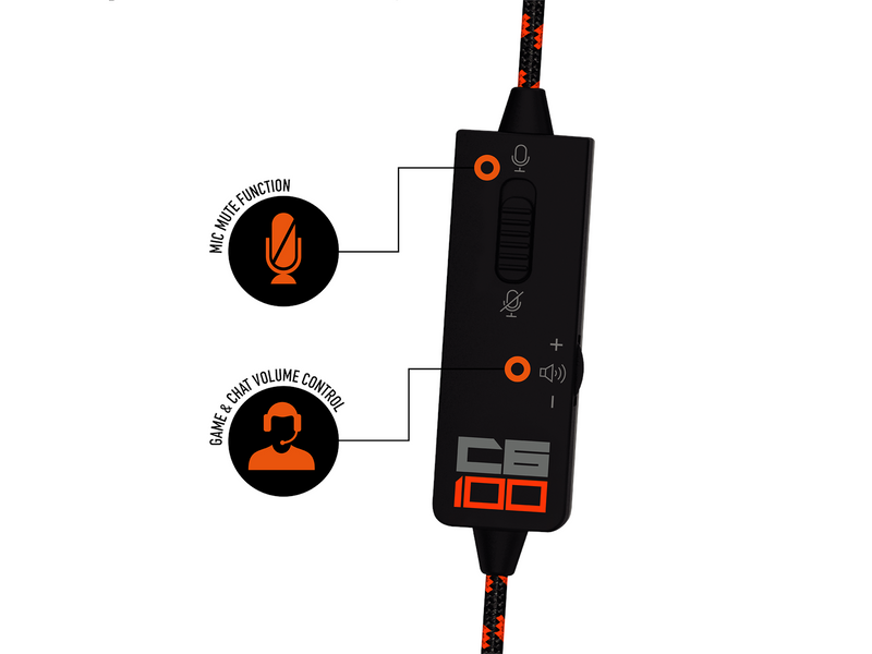 STEALTH C6-100 Gaming Headset (Multi Format) - Orange