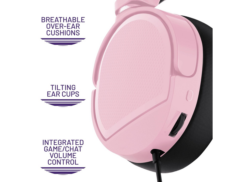 STEALTH PANTHER Premium Gaming Headset (Multi Format) Blush