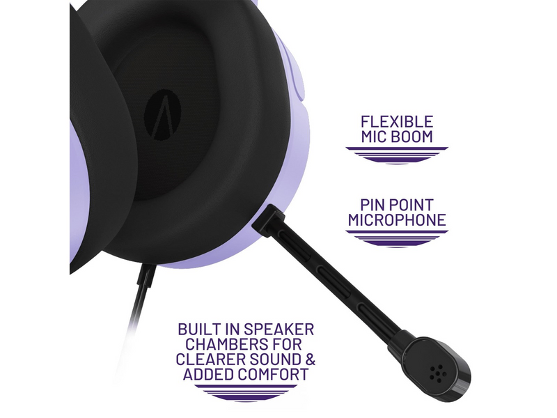 STEALTH PANTHER Premium Gaming Headset (Multi Format) Lavender