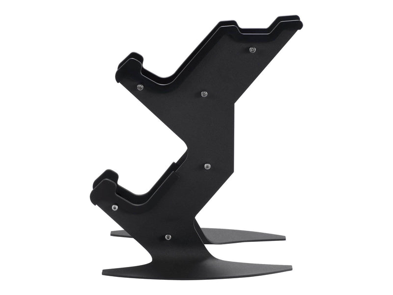Deltaco Dual Controller and Headset Stand in metal black