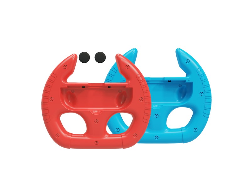 STEALTH Joy-Con Racing Wheels for Nintendo Switch Twin Pack Red/Blue - Miscellaneous Wheel - Nintendo Switch