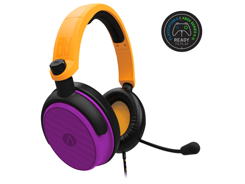 STEALTH C6-100 Gaming Headset (Multi Format) - Neon Orange/Purple
