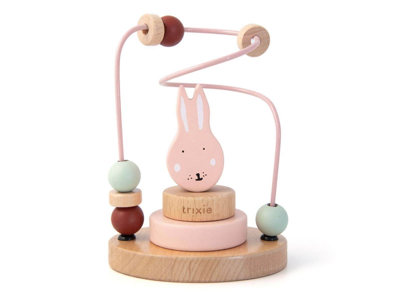 Trixie Baby Wooden Motor Skills Spiral - Mrs. Rabbit