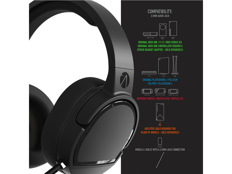 STEALTH PANTHER Premium Gaming Headset (Multi Format) Black