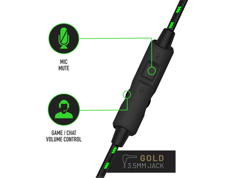 STEALTH C6-100 Gaming Headset (Multi Format) - Digital Green