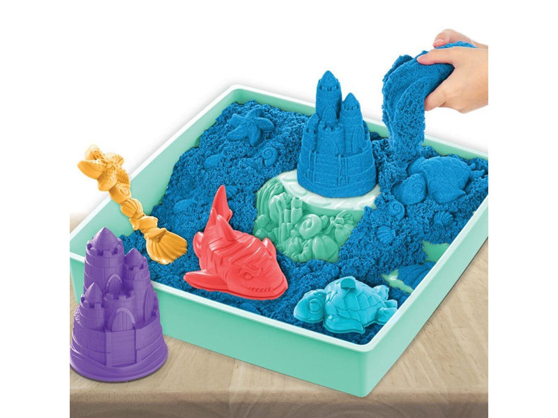 Kinetic Sand Sandbox Set Blue