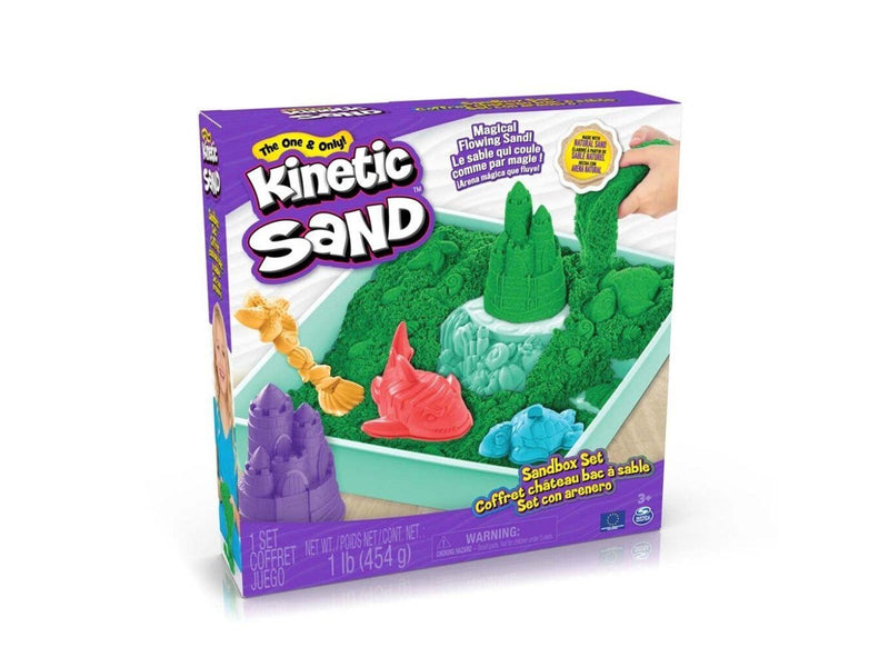 Kinetic Sand Sandbox Set Green