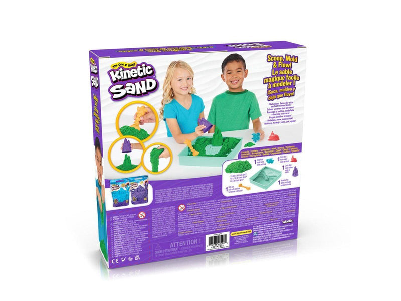Kinetic Sand Sandbox Set Green