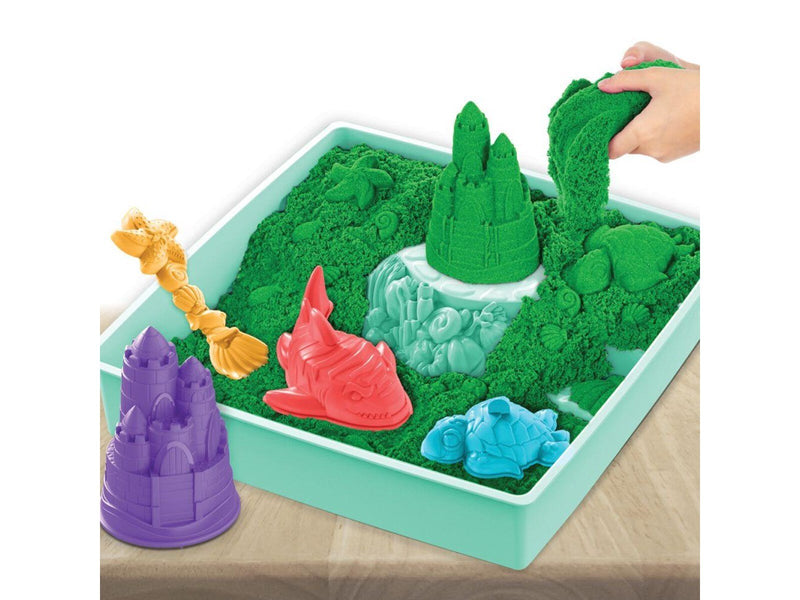Kinetic Sand Sandbox Set Green