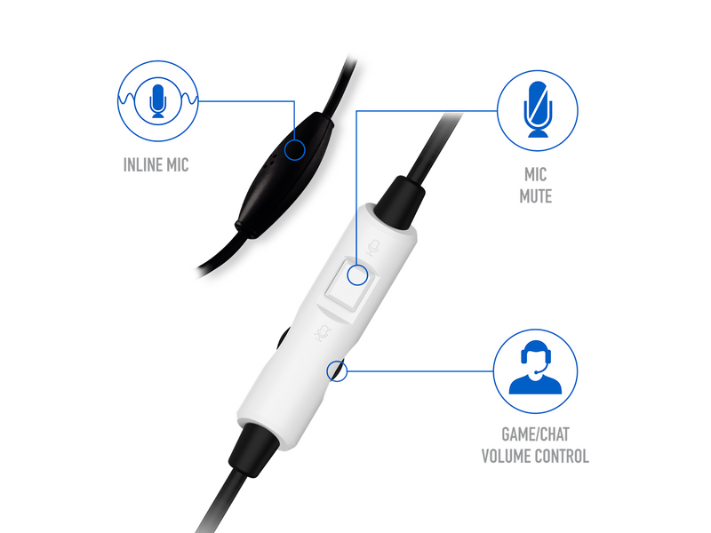 STEALTH C6-50 Gaming Headset (Multi Format) - Blue/White