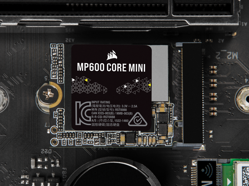 Corsair MP600 CORE MINI SSD - 2TB - PCIe 4.0 - M.2 2230