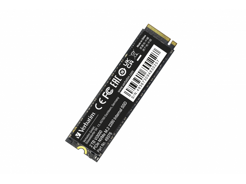 Verbatim Vi3000 SSD - 2TB - PCIe 3.0 - M.2 2280