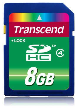 Transcend TS8GSDHC4 Speicherkarte 8 GB