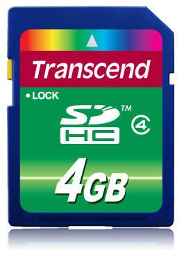 Transcend TS4GSDHC4 Speicherkarte 4 GB