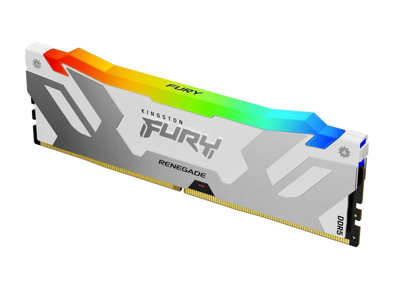 Kingston FURY Renegade RGB DDR5-7600 - 16GB - CL38 - Single Channel (1 pcs) - Intel XMP - Weiß mit RGB