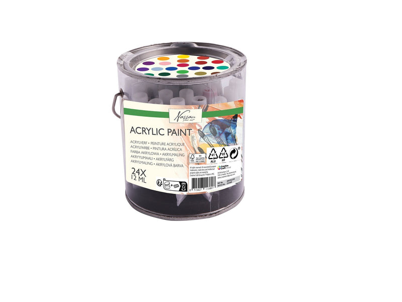 Nassau Paint acrylic 24 x 12 ml