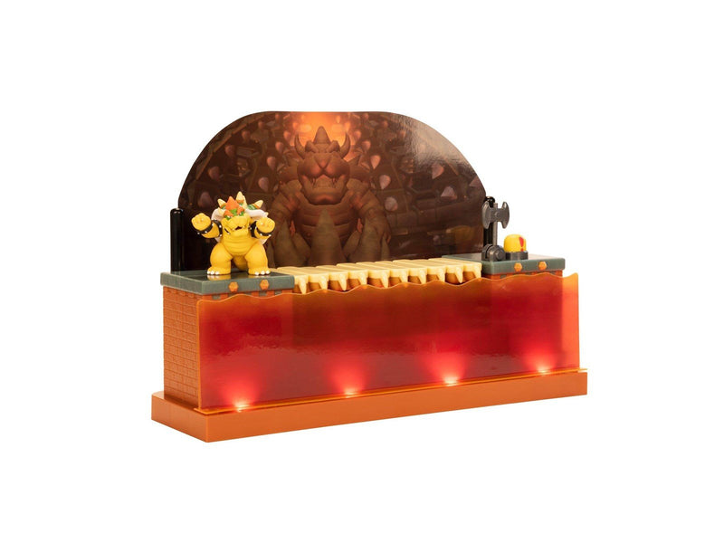Jakks Super Mario 6.35cm Deluxe Playset Bowser Battle