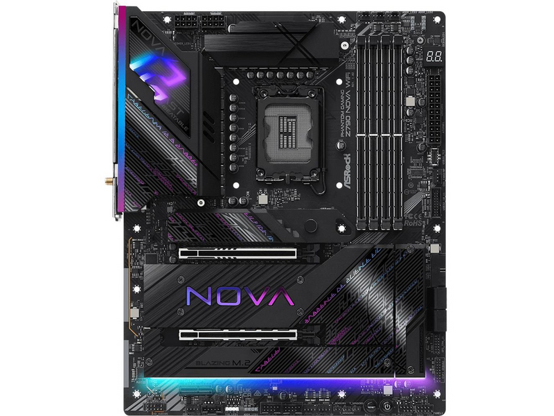 ASRock Z790 NOVA WIFI Mainboard - Intel Z790 - Intel LGA1700 socket - DDR5 RAM - ATX