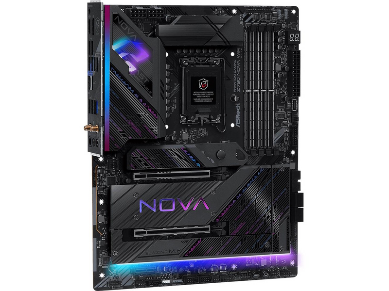 ASRock Z790 NOVA WIFI Mainboard - Intel Z790 - Intel LGA1700 socket - DDR5 RAM - ATX