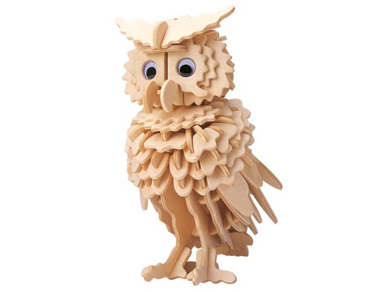Eureka Gepetto's Workshop Wooden Construction Kit 3D - Owl