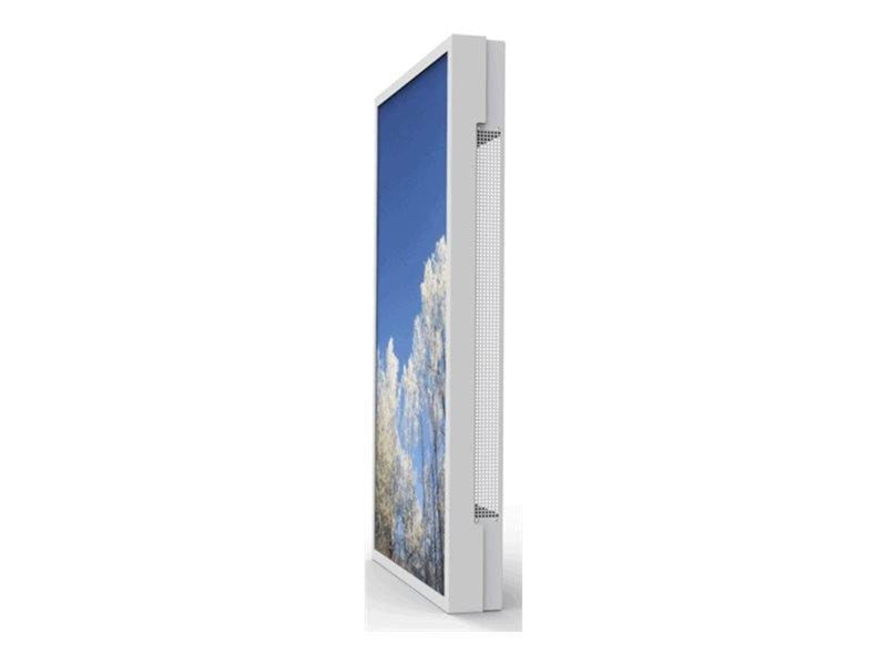 HI-ND enclosure - landscape/portrait - for flat panel - outdoor casing for Samsung - white