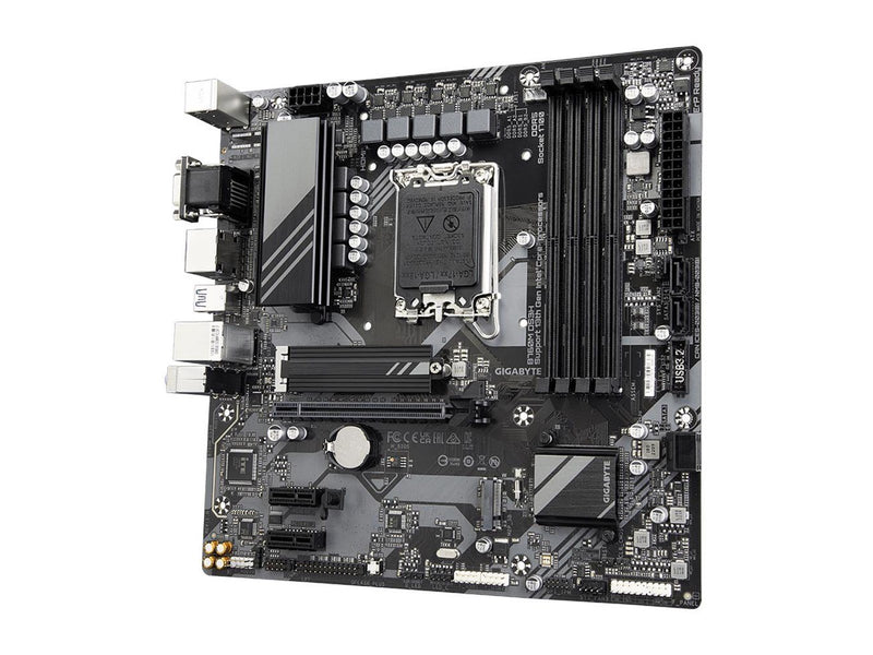 GIGABYTE B760M DS3H Mainboard - Intel B760 - Intel LGA1700 socket - DDR5 RAM - Micro-ATX