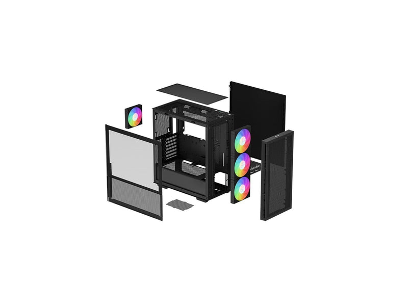 DeepCool CH560 - Gehäuse - Miditower - Schwarz