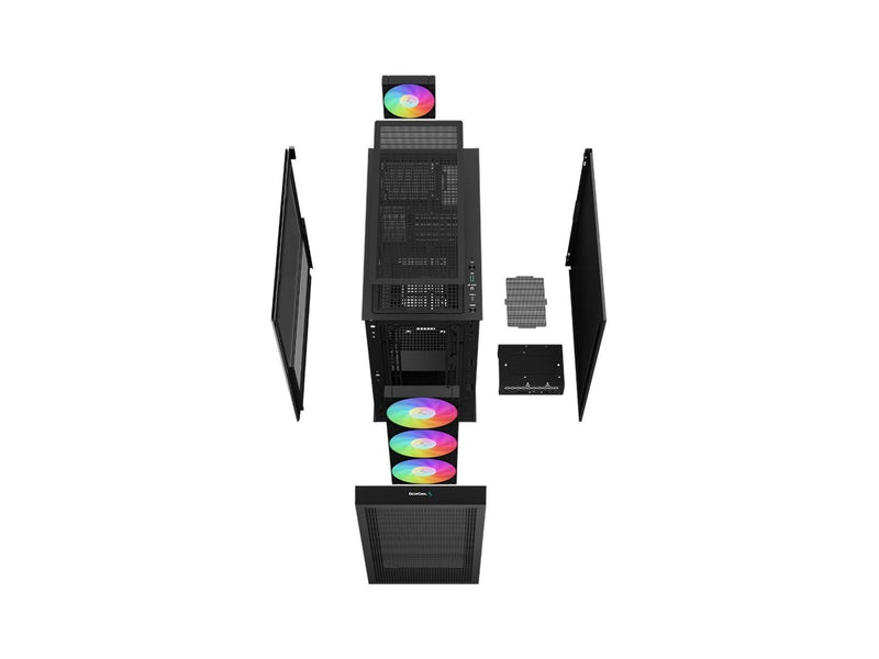 DeepCool CH560 - Gehäuse - Miditower - Schwarz