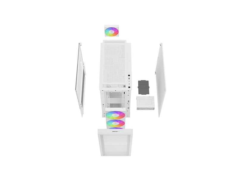 DeepCool CH560 WH - Gehäuse - Miditower - Weiß