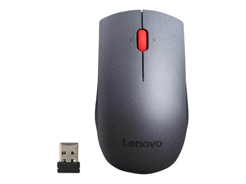 Lenovo 700 - mouse - 2.4 GHz - black - Maus (Schwarz)