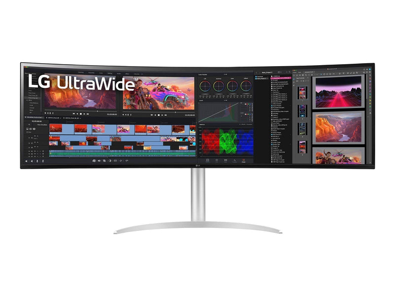 49" LG UltraWide 49WQ95C-W - 5120x1440 - 144Hz - Nano IPS - 90W USB HUB - KVM Switch