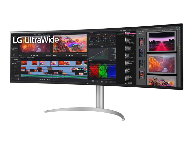 49" LG UltraWide 49WQ95C-W - 5120x1440 - 144Hz - Nano IPS - 90W USB HUB - KVM Switch